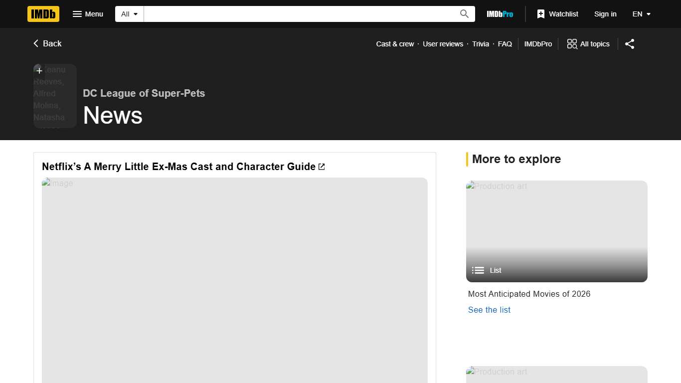 DC League of Super-Pets (2022) - News - IMDb